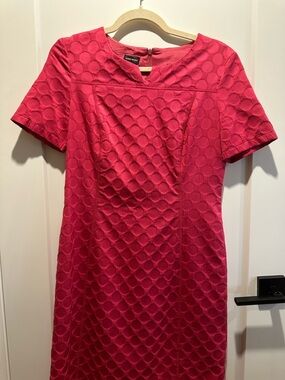 Gerry Weber - Fuchsia Textured Short-Sleeve Dress